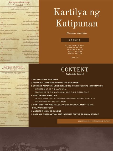 kartilya ng katipunan ppt|The katipunan .